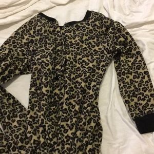 Cheetah print onesie